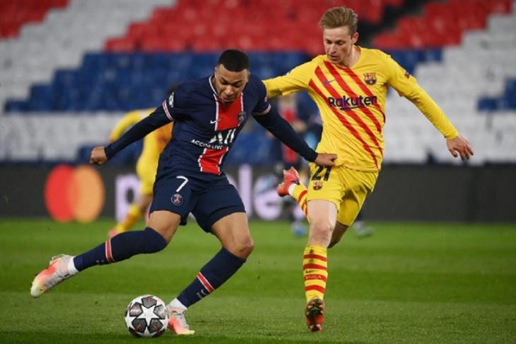برشلونة، باريس سان جيرمان، مبابي